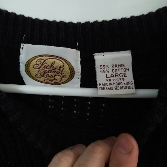 Vintage Picket and Post Sweater - Picture 3 of 5